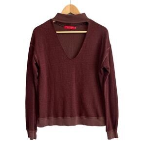 n:Philanthropy Pria V-neck Cut out Sweatshirt M